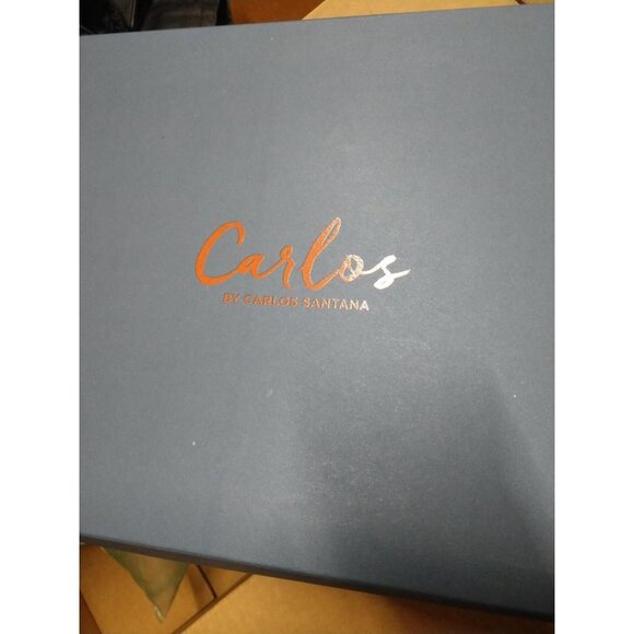 Carlos By Carlos Santana Womens Brown Suede Knee-High Sabina Boots 7.5M With Buc - Picture 14 of 14